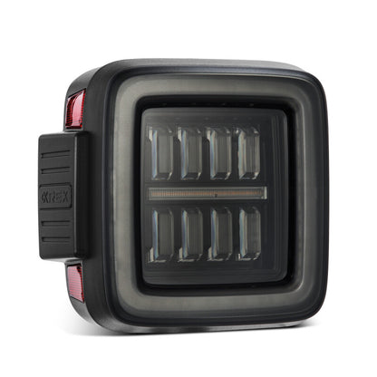 AlphaRex 18-23 Jeep Wrangler JL NOVA Prismatic LED Taillights Alpha-Black 602010 602010 User 8