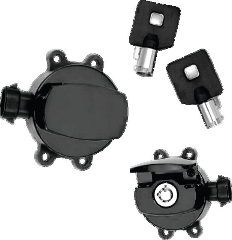 TwinPower Twin Power 11-17 Softail Black Fatbob Style Ignition Switch 492299 492299 Photo - Primary