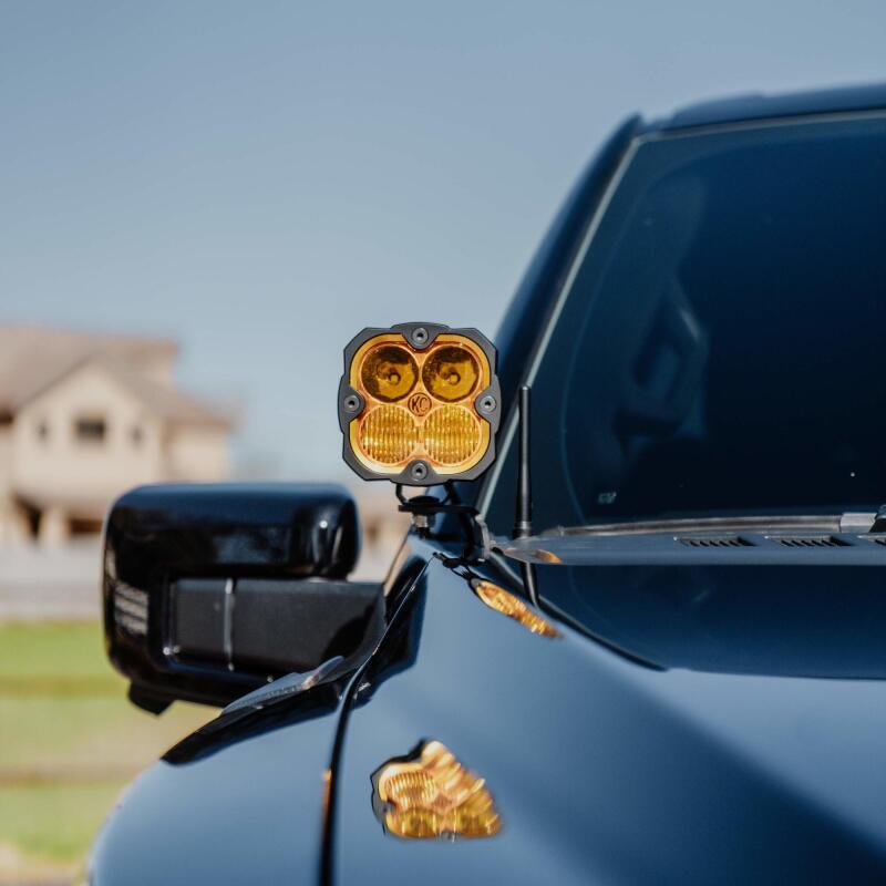 KC HiLiTES 2021+ Ford F150/Raptor/Lightning Gen 3 Pillar / Ditch Bracket Set 7337 7337 Photo - lifestyle view