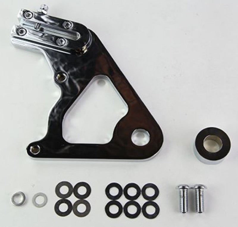 Wilwood Caliper Mounting Kit Chrome w/Bracket GP310 1984-99 Softail 250-8035 250-8035 User 1