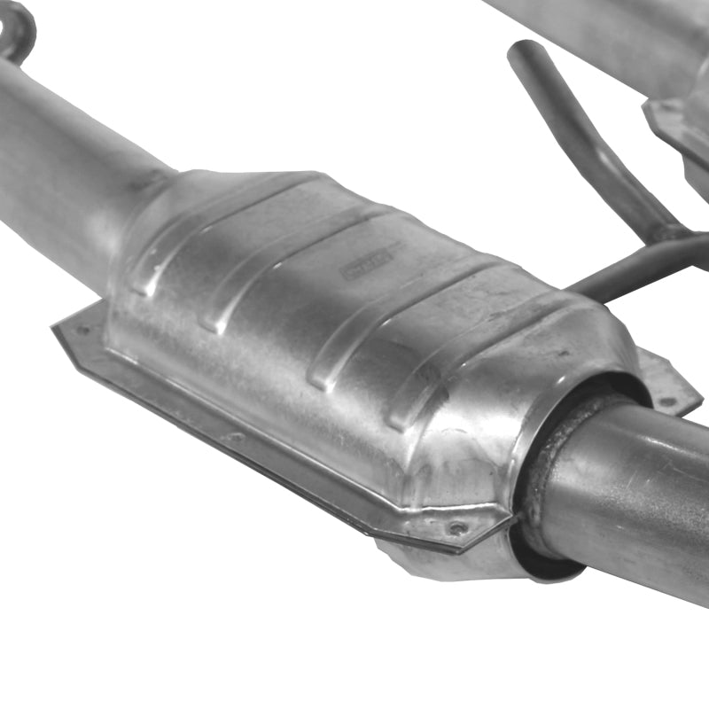 BBK Performance 79-93 Mustang 5.0L 2.5 Short H-Pipe W/ Converter 1509 Photo - Unmounted
