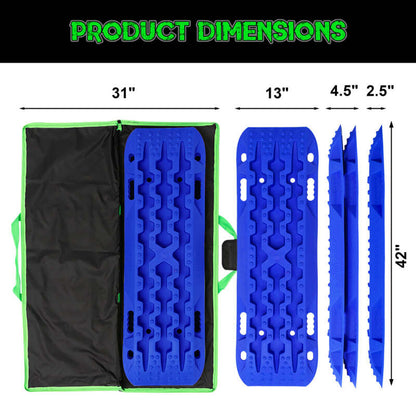Rhino USA Recovery Traction Boards - Blue (Pair) RG-TB42X13-BLU RG-TB42X13-BLU User 1