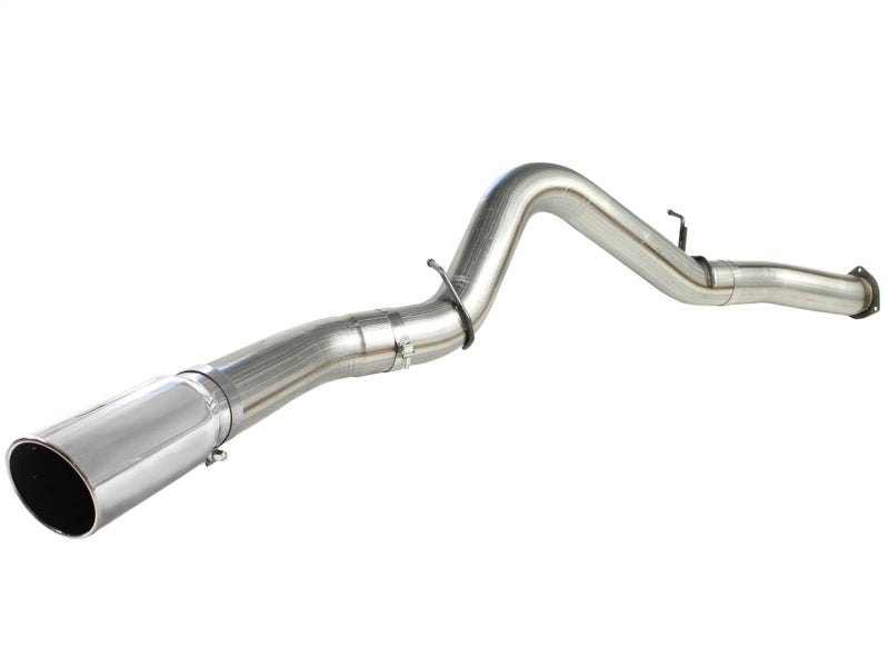 aFe MACHForce XP Exhaust 5in DPF-Polished, GM Diesel Trucks 07.5-10 V8-6.6L 9(td) LMM 49-44040-P 49-44040-P Photo - Unmounted