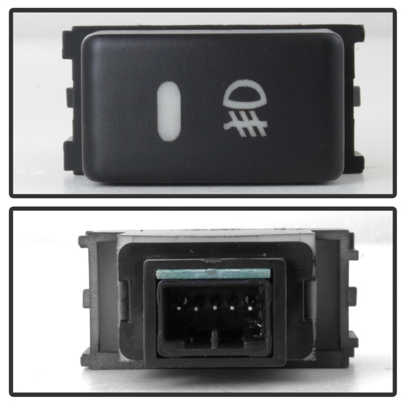 Spyder 05-16 Nissan Frontier Metal Chrome Bumper ONLY OEM Fog Lights w/Switch - Clear (FL-NF05-M-C) 5084972 5084972 Photo - Unmounted