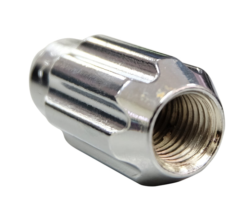NRG M12 x 1.5 Steel Lug Nut Set  Bullet Shape 21 pc Silver W/ Lock Key 10T6B LN-LS500SL-21 Photo - Primary