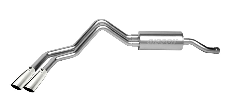 Gibson 14-18 Chevrolet Silverado 1500 LTZ 6.2L 3.5in/2.25in Cat-Back Dual Sport Exhaust - Aluminized 5666 5666 Photo - Primary