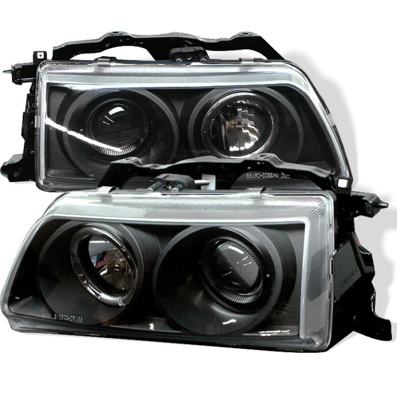 Spyder Honda Civic 90-91/CRX 90-91 Projector Headlights LED Halo Blk PRO-YD-HC90-HL-BK 5010827 5010827 Photo - Primary