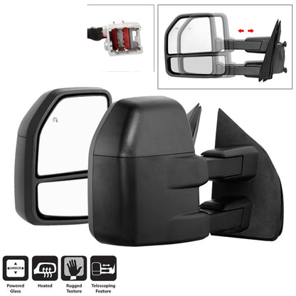 SPYDER xTune 15-17 Ford F-150 Heated Telescoping Mirrors (Pair) (MIR-FF15015-G4-PWH-SET) 9943058 9943058 Photo - Primary