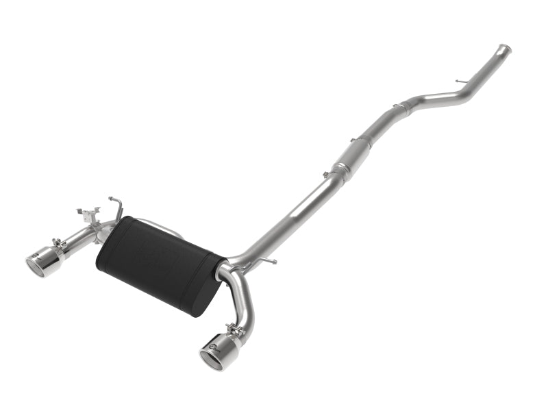 aFe MACHForce XP 3in to 2.5in 304 SS Cat-Back Exhaust w/ Polished Tips 14-16 BMW M235i 49-36347-P 49-36347-P Photo - Primary