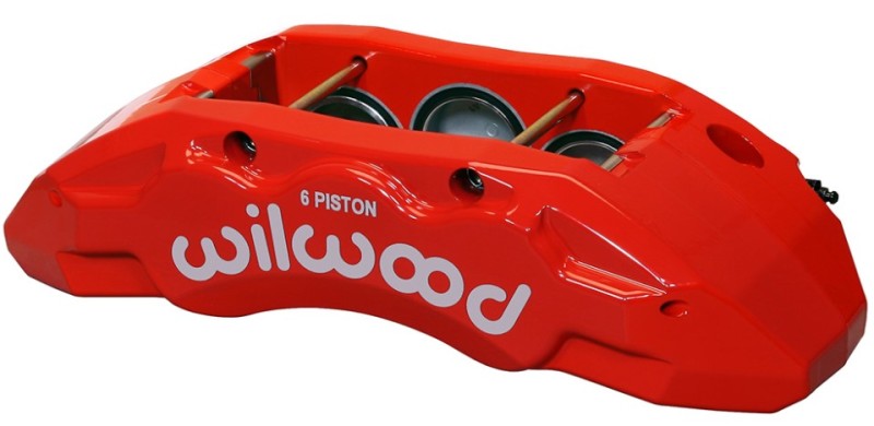 Wilwood Caliper-TX6R- L/H - Red 2.00/1.88/1.88in Pistons 1.38in Disc 120-13816-RD 120-13816-RD User 1