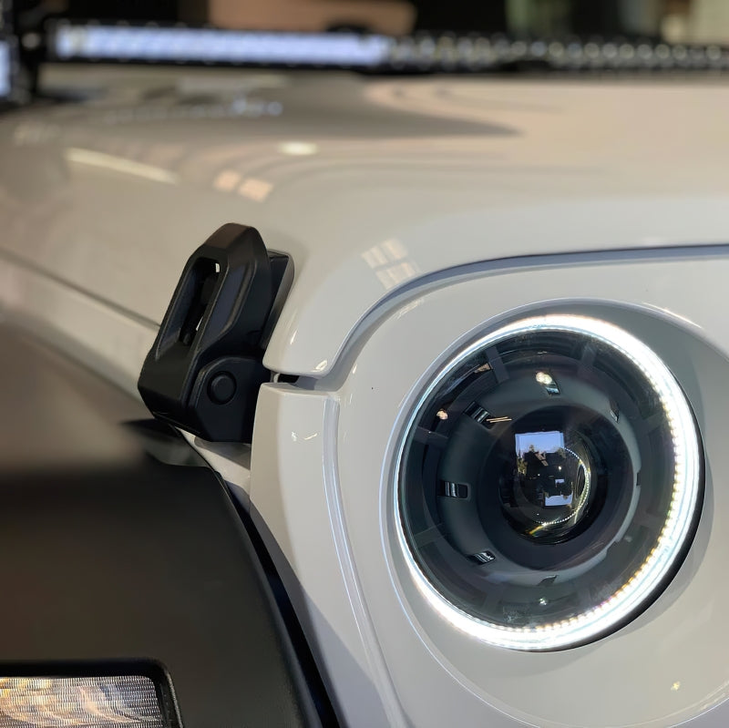 ORACLE Lighting Oracle Oculus Bi-LED Projector Headlights for Jeep JL/Gladiator JT - Matte Black - 5500K 5839-504 5839-504 Photo - lifestyle view