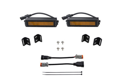 Diode Dynamics 2022 Toyota Tundra SS6 LED Fog Light Kit - Amber Wide DD7419 DD7419 Photo - Primary