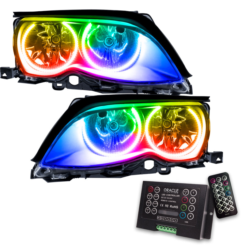 ORACLE Lighting Oracle 02-05 BMW 3 Series SMD HL - Black - ColorSHIFT w/ 2.0 Controller 7104-333 7104-333 Photo - Primary