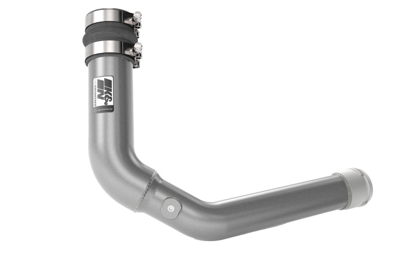 K&N Engineering K&N 22-23 Subaru WRX 2.4L H4 Aluminum Charge Pipe Kit - Gunmetal Gray 77-1017KC 77-1017KC Photo - Primary