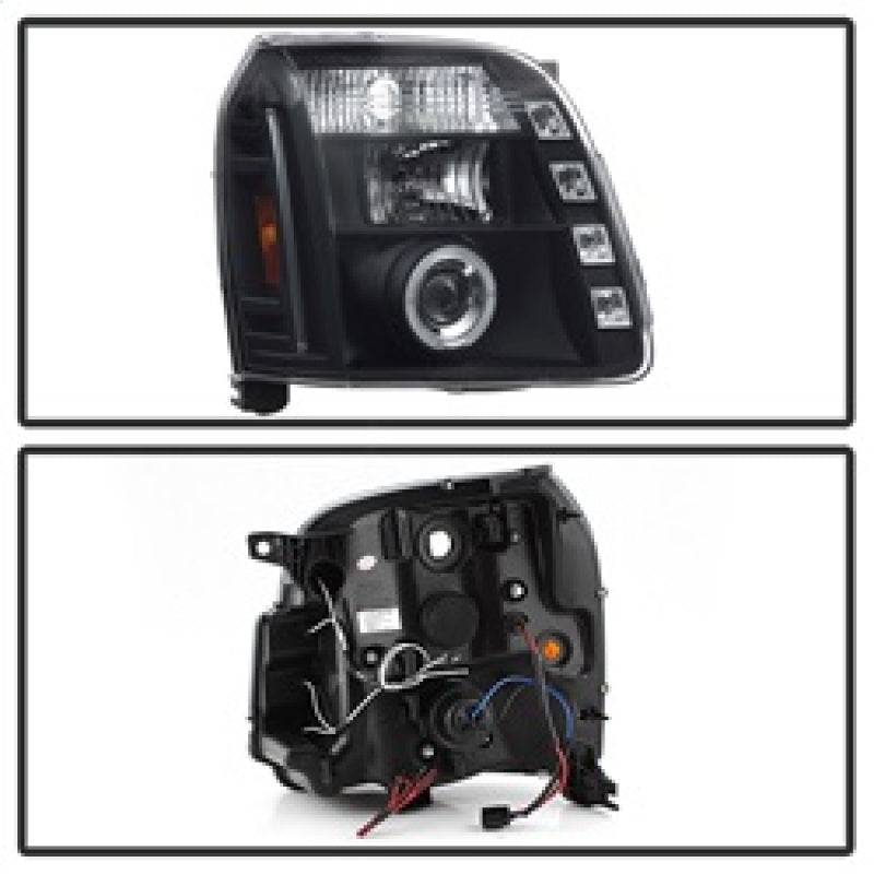 Spyder GMC Yukon 07-14/GMC Yukon Denali 07-14Projector Headlights LED Halo LED Blk PRO-YD-GY07-HL-BK 5029331 5029331 Photo - Unmounted