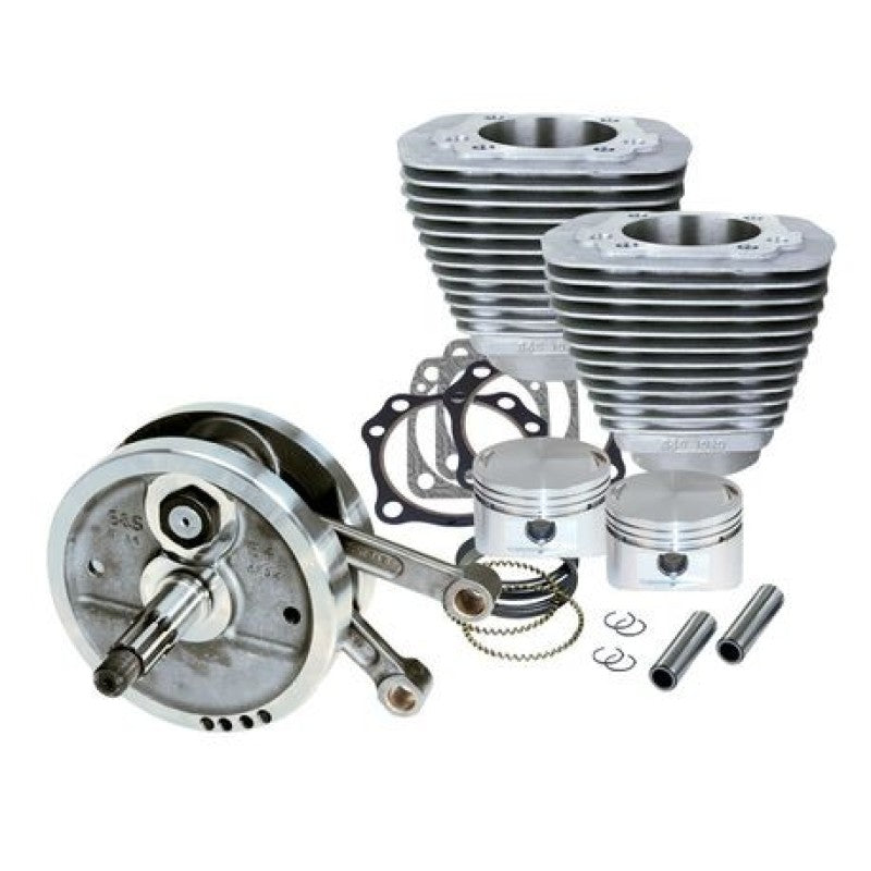 S&S Cycle 84-99 BT 96in Sidewinder Big Bore Stroker Kit - Natural 91-7660 91-7660 Photo - Primary