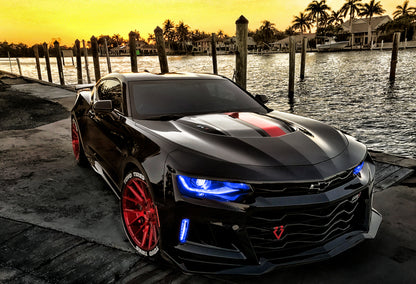 ORACLE Lighting Oracle 16-18 Chevrolet Camaro Backlit Fog Light DRL Upgrade Kit - ColorSHIFT 1293-333 1293-333 Photo - Close Up