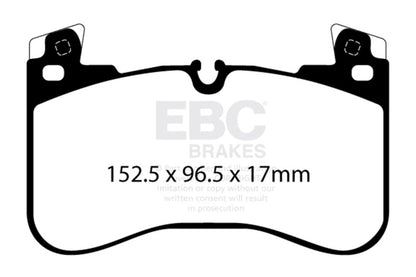 EBC 2020+ Land Rover Defender 90 Yellowstuff Front Brake Pads DP42401R DP42401R Photo - Primary