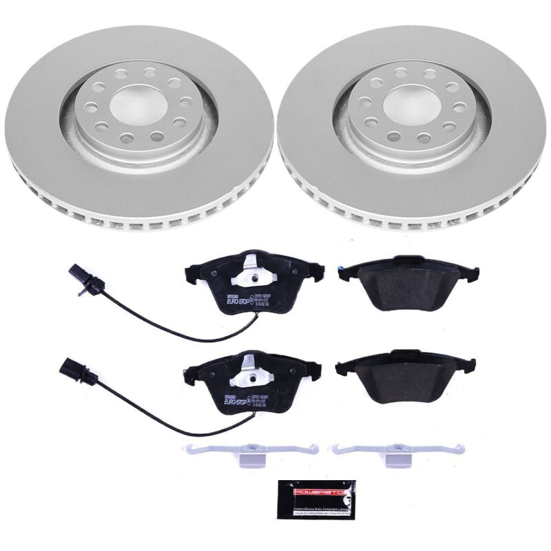 PowerStop Power Stop 05-09 Audi A4 Front Euro-Stop Brake Kit ESK2990 ESK2990 Photo - Primary