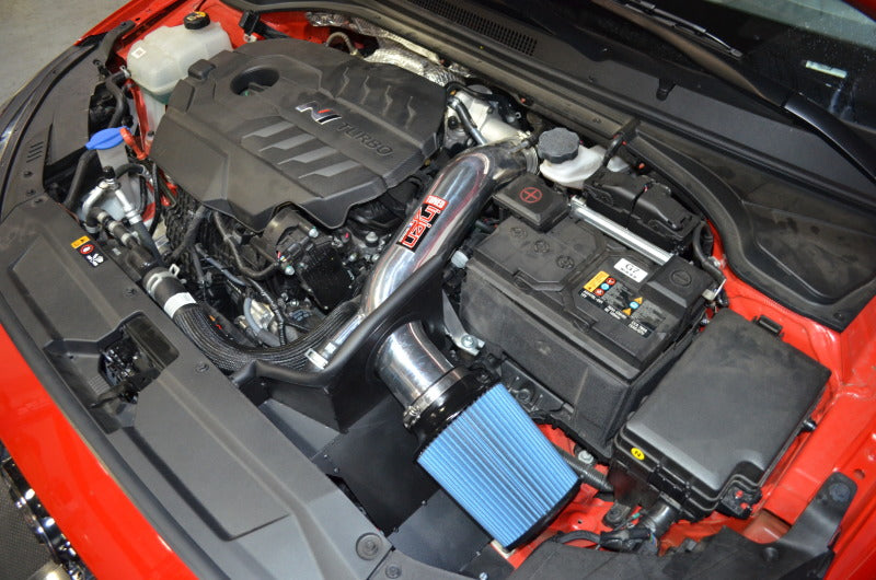 Injen 2020 Hyundai Veloster N 2.0L Turbo Polished Cold Air Intake System SP1343P SP1343P Photo - Mounted
