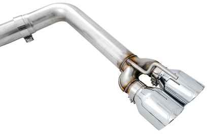 AWE Tuning 2015+ Dodge Challenger 5.7L Track Edition Exhaust - Chrome Silver Quad Tips 3015-42144 3015-42144 Photo - out of package
