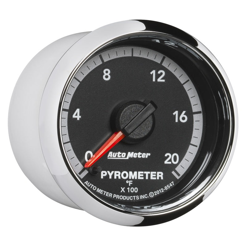 Autometer 2-1/16" Pyrometer, 0-2000 °F, Stepper Motor, Gen 4 Dodge Factory Match 8547 User 5