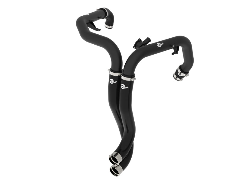 aFe 22-24 Ford Bronco Raptor BladeRunner 2-1/4in Aluminum Hot Charge Pipe Black 46-20758-B 46-20758-B Photo - Primary