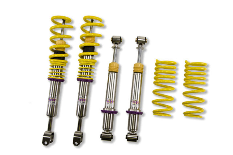 KW V2 Coilover Kit Audi A4, S4 (8D/B5, B5S)  Sedan + Avant; Quattro Include S4; All Engines 15210032 15210032 Photo - out of package