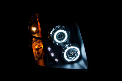 Anzo 2007-2014 Gmc Yukon Projector Headlights w/ Halo Black (CCFL) 111148 Photo - Unmounted