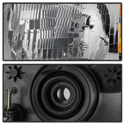 SPYDER xTune 01-04 Ford Escape OEM Style Headlights - Chrome (HD-JH-FESCA01-AM-C) 9042607 9042607 Photo - Unmounted
