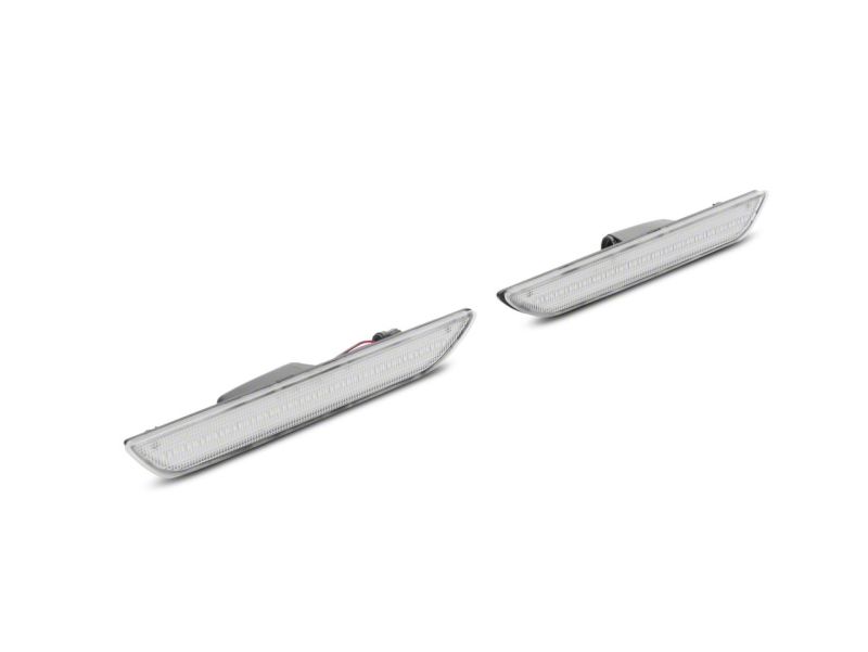 Raxiom 15-23 Ford Mustang Axial Series LED Side Marker Lights Rear- Clear 404230 404230 Photo - Close Up