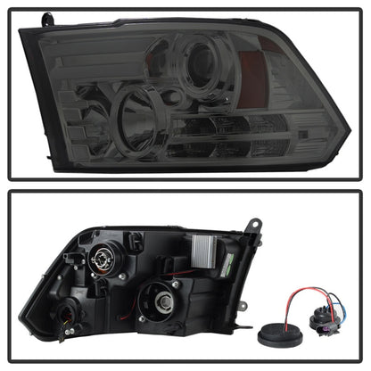 Spyder Dodge Ram 09-12 Projector Headlights Light Bar DRL Smoke PRO-YD-DR09-LBDRL-SM 5081742 5081742 Photo - Unmounted