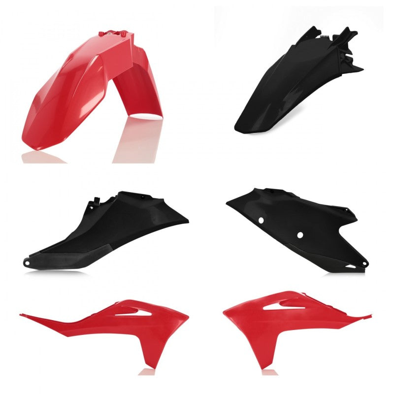 Acerbis 21-23 GasGas MC125/250F/450F/ EX300/250F/350F/450F Plastic Kit - Red/Black 2872781018 2872781018 Photo - Primary