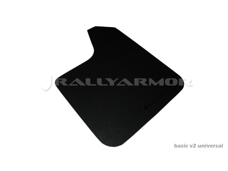 Rally Armor Universal fitment (no hardware) Basic Black Mud Flap w/ Blue Logo MF12-BAS-BL User 1