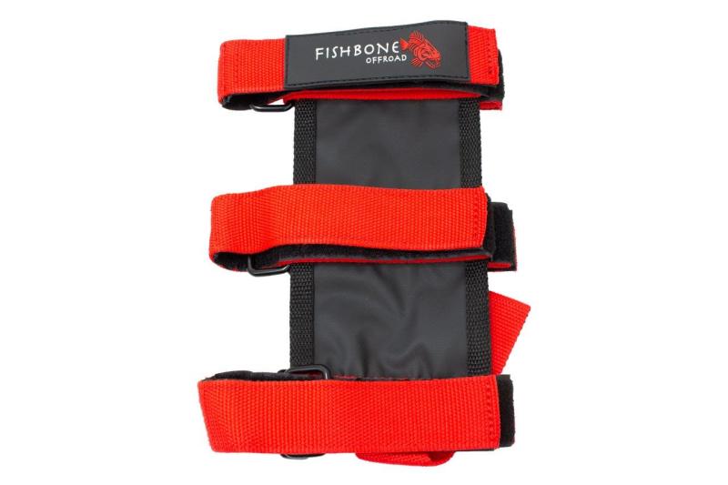 Fishbone Offroad Padded Roll Bar Red Fire Extinguisher Holder FB55155 FB55155 User 1