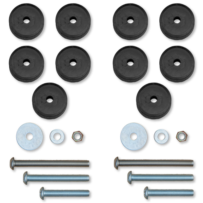 Rock Krawler 07-18 Jeep Wrangler JK/JKU / 97-06 Wrangler TJ Stackable Front & Rear Bump Stop Kit RK06105 RK06105 Photo - Primary