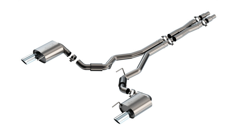 Borla 2024 Ford Mustang GT 5.0L V8 w/o Active Exhaust S-Type Cat-Back Exhaust System 140960 140960 Photo - Primary