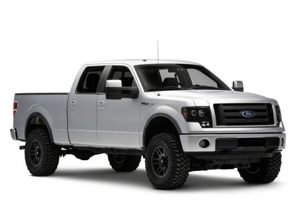 Raxiom 09-14 Ford F-150 Super White LED Halo Projector Headlights- Blk Housing (Clear Lens) T542825 T542825 Photo - Close Up