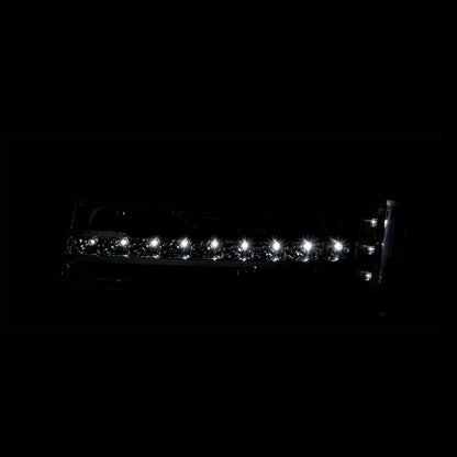 Anzo 2003-2006 Chevrolet Silverado 1500 LED Parking Lights Black w/ Amber R 511067 Photo - Mounted