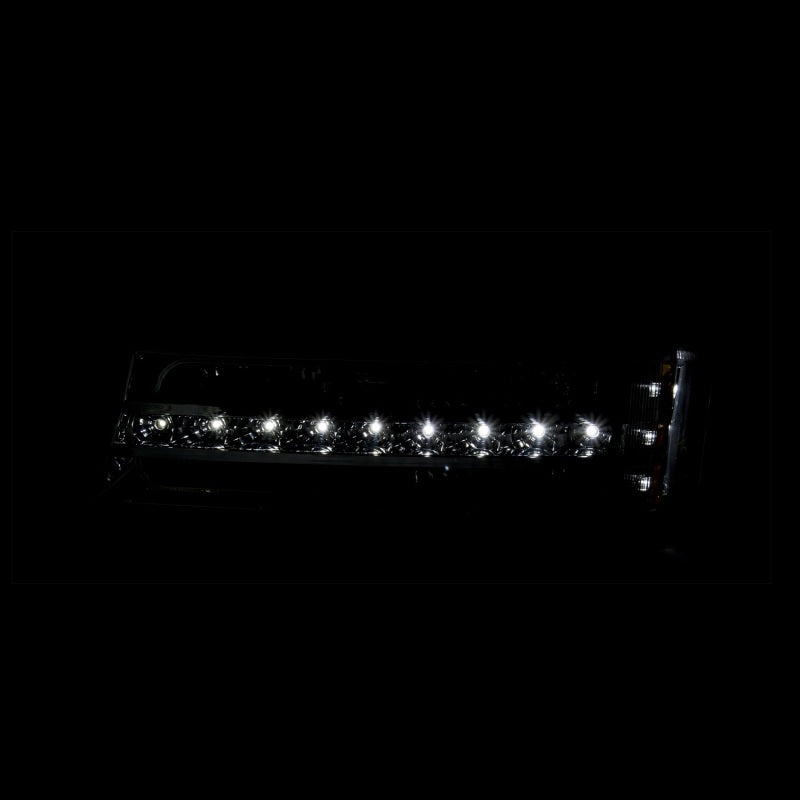 Anzo 2003-2006 Chevrolet Silverado 1500 LED Parking Lights Black w/ Amber R 511067 Photo - Mounted