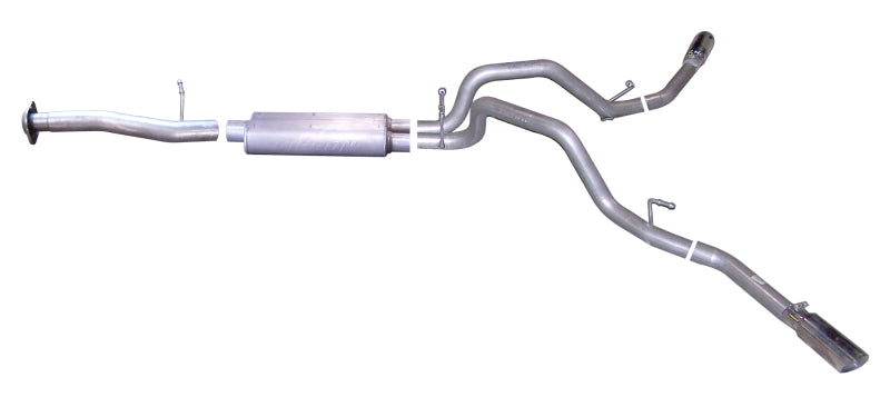 Gibson 07-09 Chevrolet Silverado 1500 LT 4.8L 2.25in Cat-Back Dual Extreme Exhaust - Stainless 65635 65635 Photo - Primary