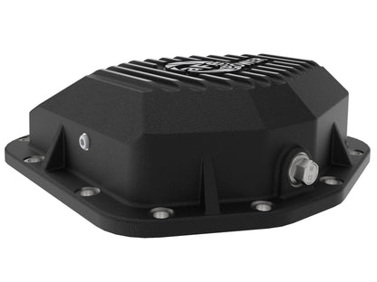 aFe 20-23 Jeep Gladiator JT (Dana M220) Pro Series Rear Differential Cover Black w/ Machined Fins 46-71191B 46-71191B Photo - Unmounted