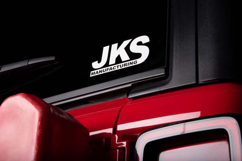 JKS Manufacturing 2.5x5 Diecut Decal - White JKS11540 JKS11540 Photo - Primary