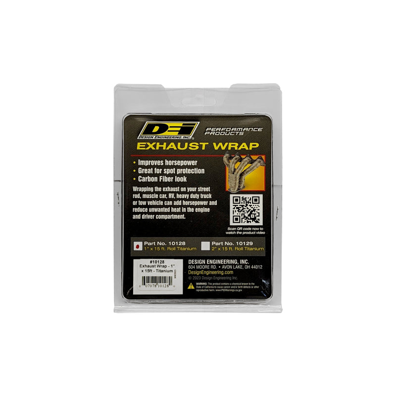 DEI Exhaust Wrap 1in x 15ft - Titanium 10128 10128 Photo - in package