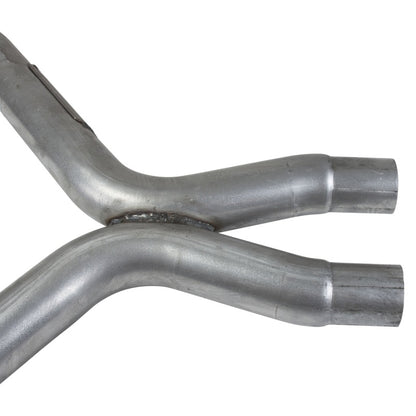 BBK Performance 11-14 Mustang V6 High Flow Replacement X-Pipe with Converters 1461 Photo - Unmounted