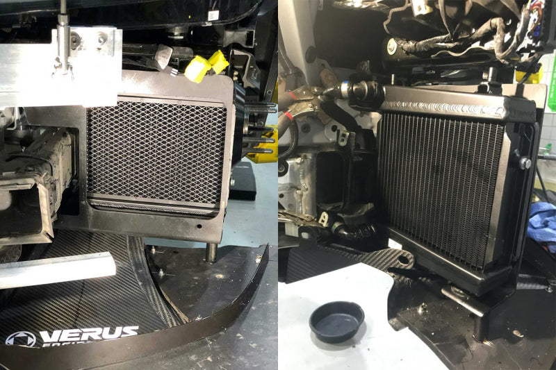 CSF 20+ Toyota GR Supra High-Performance Auxiliary Radiator , Fits Both L&amp;R Two Required 8179 8179 Photo - Mounted