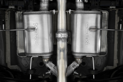 MBRP 23-24 Honda Civic Type R 2.0L T304 SS 3in Cat-Back Exhaust Triple Center Outlet w/ Burnt Tips S49023BE S49023BE Photo - Mounted