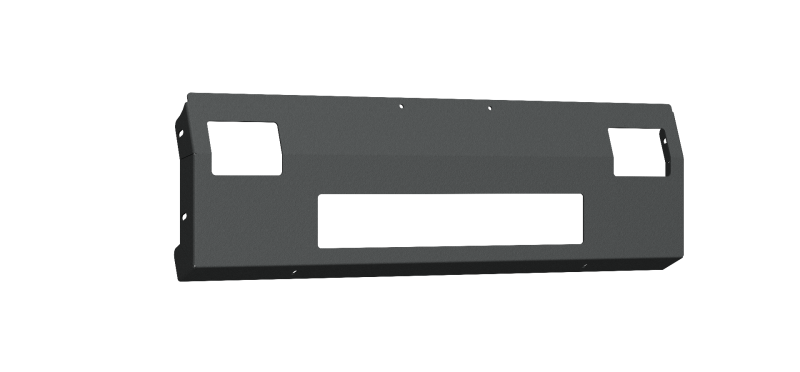 Road Armor 99-07 Ford F-250/F-350 Vaquero Front Non-Winch Plate - Tex Blk 6992V-NWP 6992V-NWP Photo - Primary