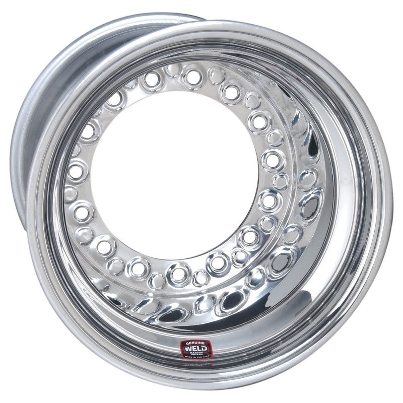 Weld Wide 5 XL Direct MT 15x13 / 5x10.25 BP / 5in. BS Polished Assembly - Mod Beadlock w/6-Dzus Cvr 559-5355M-6 559-5355M-6 User 1