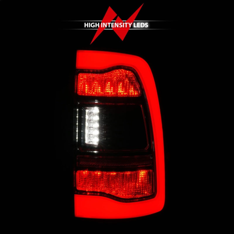 ANZO 09-18 Dodge Ram 1500 Sequential LED Taillights Smoke Black 311470 311470 Photo - Unmounted
